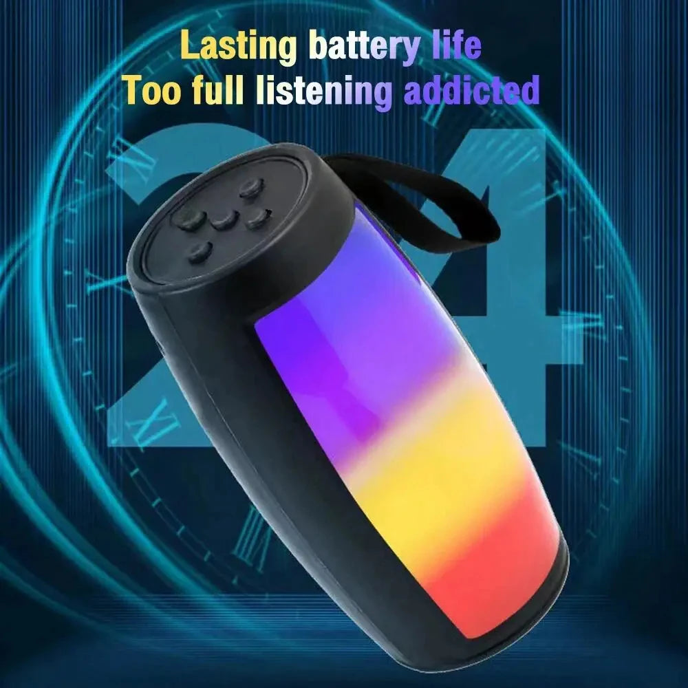 PHONEPACE Bluetooth Wireless Lautsprecher Leistungsstarke tragbare Soundbox Subwoofer Car Audio Bass MP3-Player Soundsystem LED-Lichter