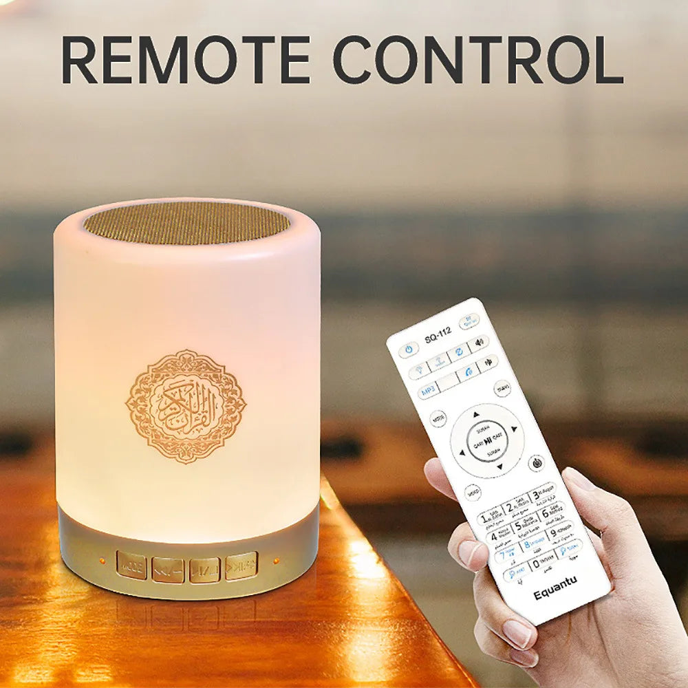 Heller Koran Azan Muslim Koran Bluetooth Lautsprecher Tragbares Nachtlicht Heilige Lampe Soundbox Musik Kabellos Caixa De Som Bocina Mp3