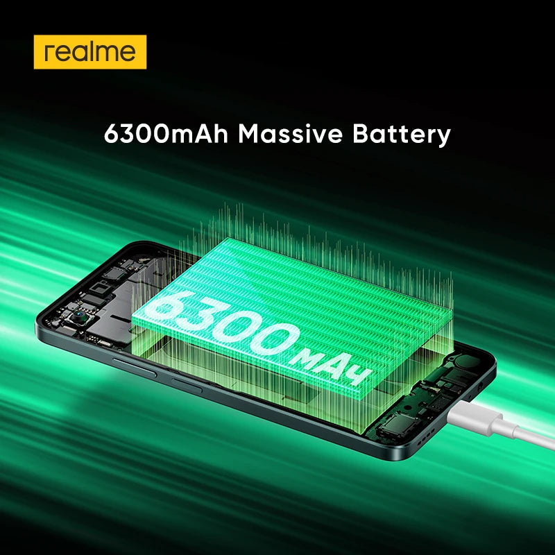 [Neu] realme P3 Lite Smartphone 6300mAh Akku 15W Ladung 6.67" 120Hz Display 50MP AI Kamera Octa-Core Prozessor NFC