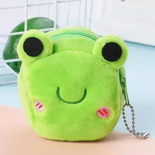 Cartoon Süße Schweinchen Geldbörse Kawaii Portemonnaie Weiche Plüsch Münztasche Schlüssel Kopfhörer Münz-Organizer Beutel Reißverschlusstasche Kindergeschenk
