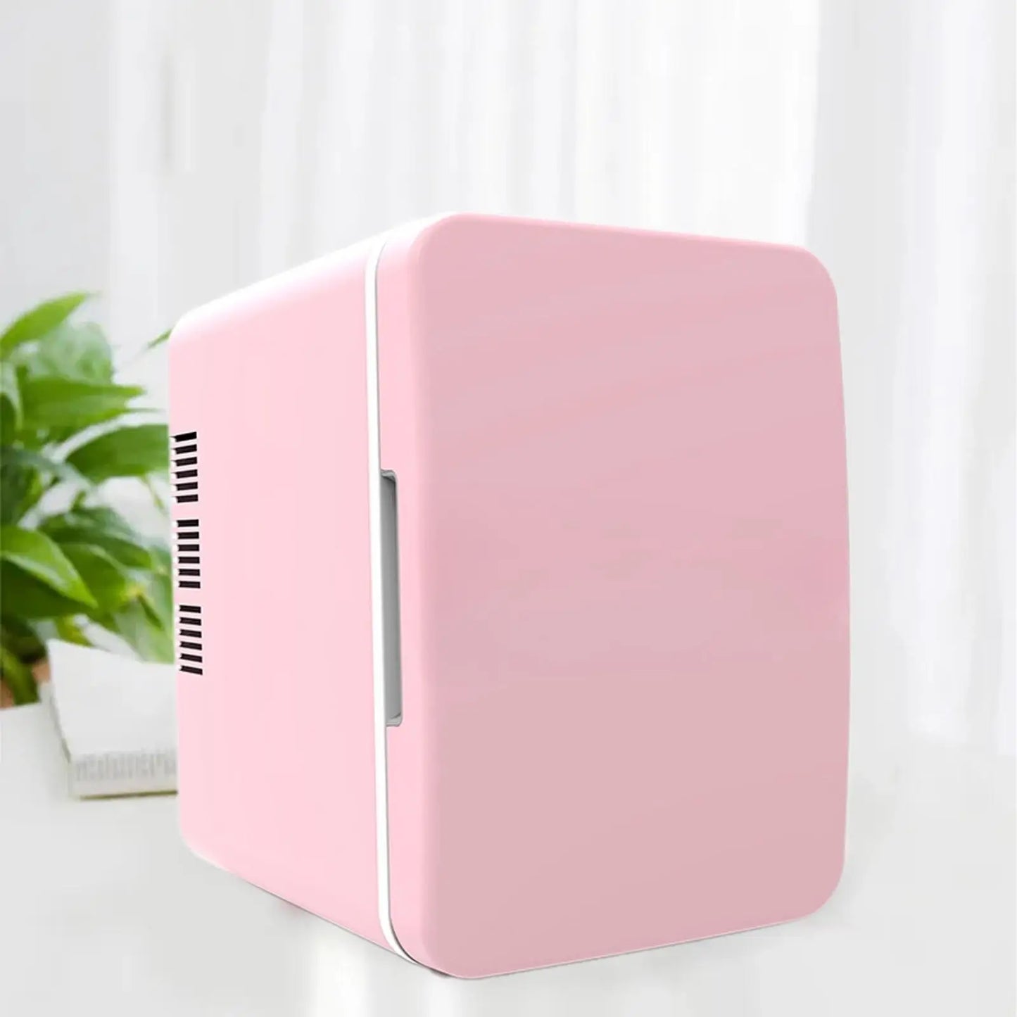 4L Mini-Kühlschrank Auto-Kühlschrank Einklapptür Skincare-Kühlschrank für kleine Räume Desktop Reise Beauty Kosmetik Bierkühlschrank