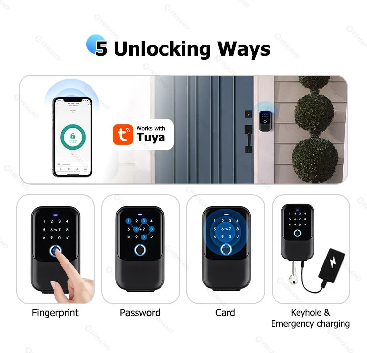 TTlock Smartkey Lock Box Home Key Wireless Smartlock Box Elektronische Schlüsselbox App Digital Code Bluetooth Key Safe Vorhängeschloss für Gastgeber