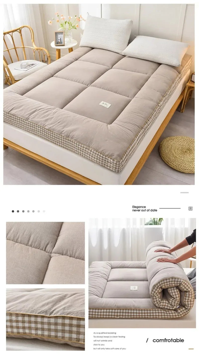Thickened 3D Mattress Foldable Soft Tatami Cushion 90/100/120/150/180/200cm Non-slip Bed Pad for Home Bedroom Dormitory Student