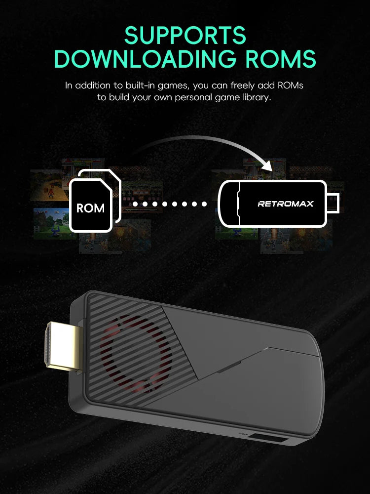 Data Frog Arcade Fighter Stick für Windows, iOS, Android TV Box, Street Fighter Arcade Joystick Unterstützung M8 Retro Game Stick