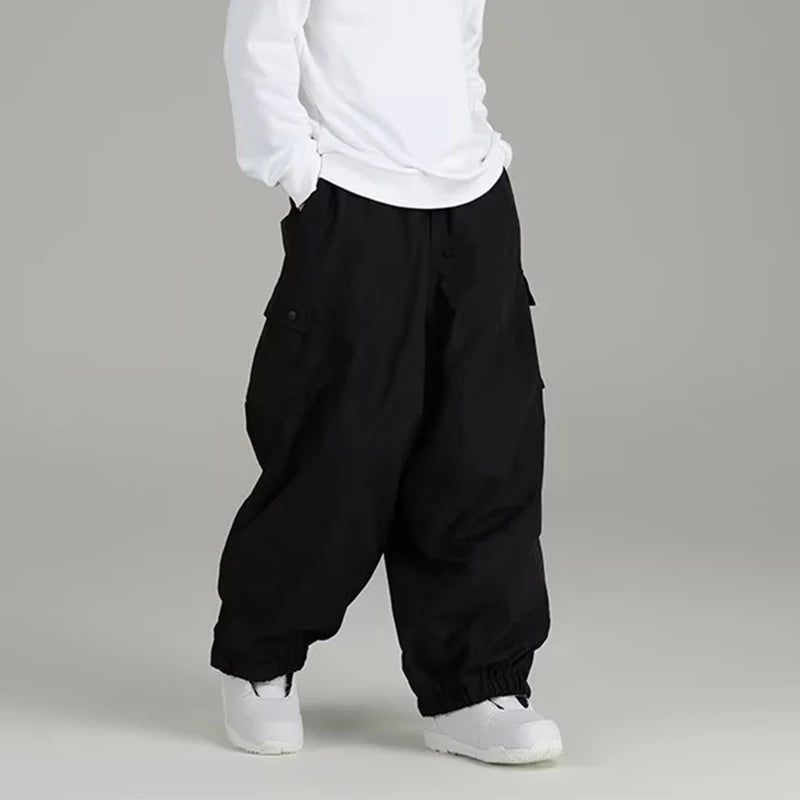Herren Skihose Baggy Warm Casual Loose Skying Ski Sporthose Winter Outdoor Schnee Snowboardhose Skibekleidung