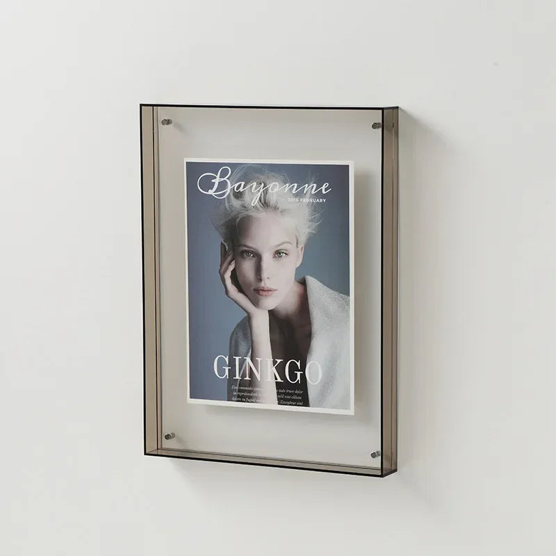 Transparenter Acryl-Fotorahmen DIY Poster Malerei Flur Schlafzimmer Wanddekoration Ins Style Tischbilderrahmen