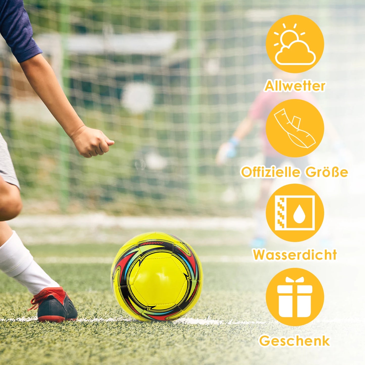 Fußball Official Size5 Maschinengenäht PVC Nahtlos Verschleißfest Rutschfest Outdoor Match Spiel Fußball Training
