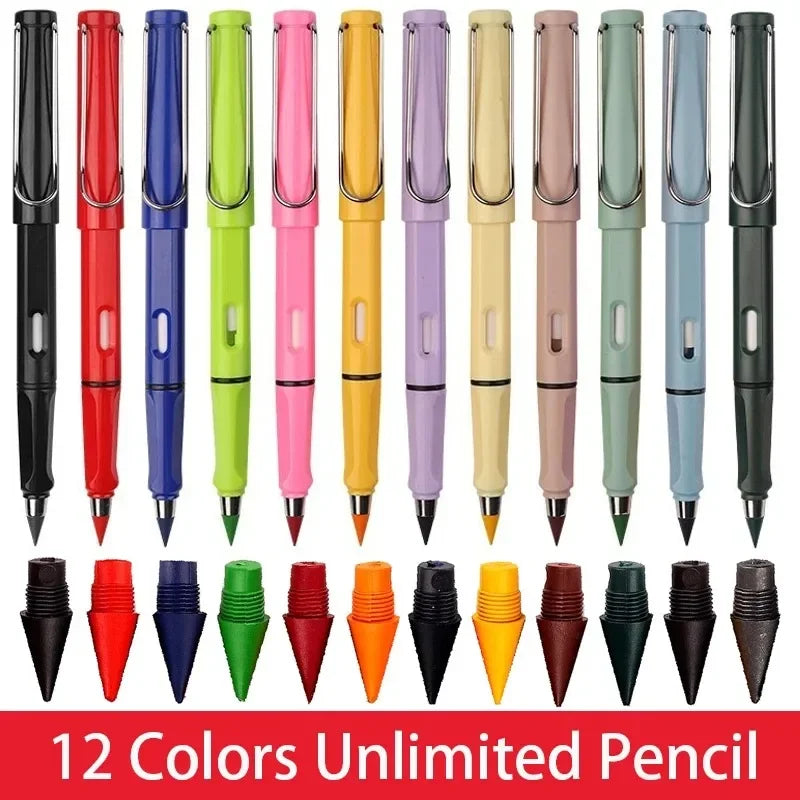 Color Eternal Pencil Can Be Wiped Magic Replace Head Eco Friendly Student Painting Kids Gift Draw School Supply Gifts
