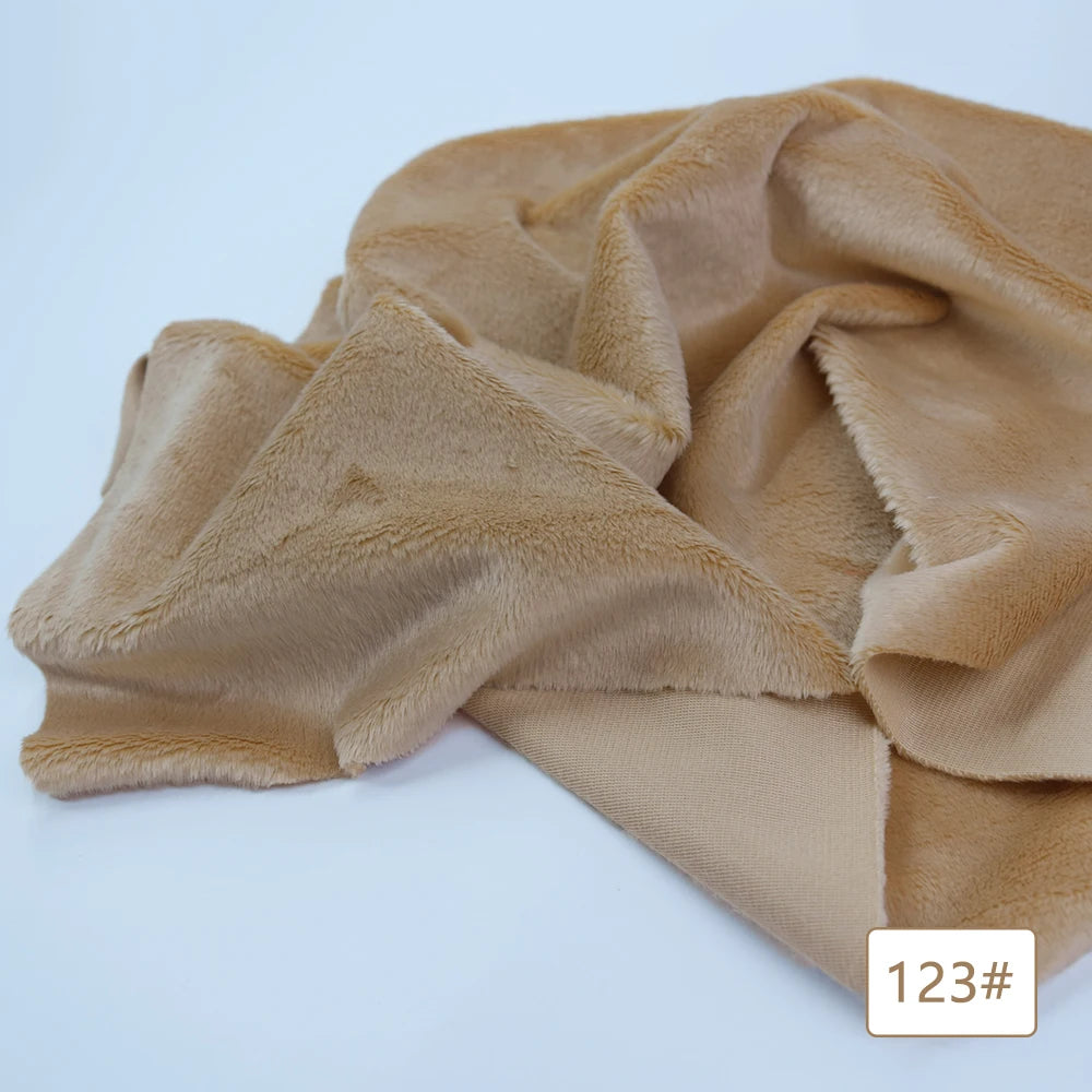 5mm Plüschstoff Verkauf unelastisch 45x50cm Kurzhaar Plüschstoff Kunstfell Polyesterfaser DIY Plüsch Nerzstoff