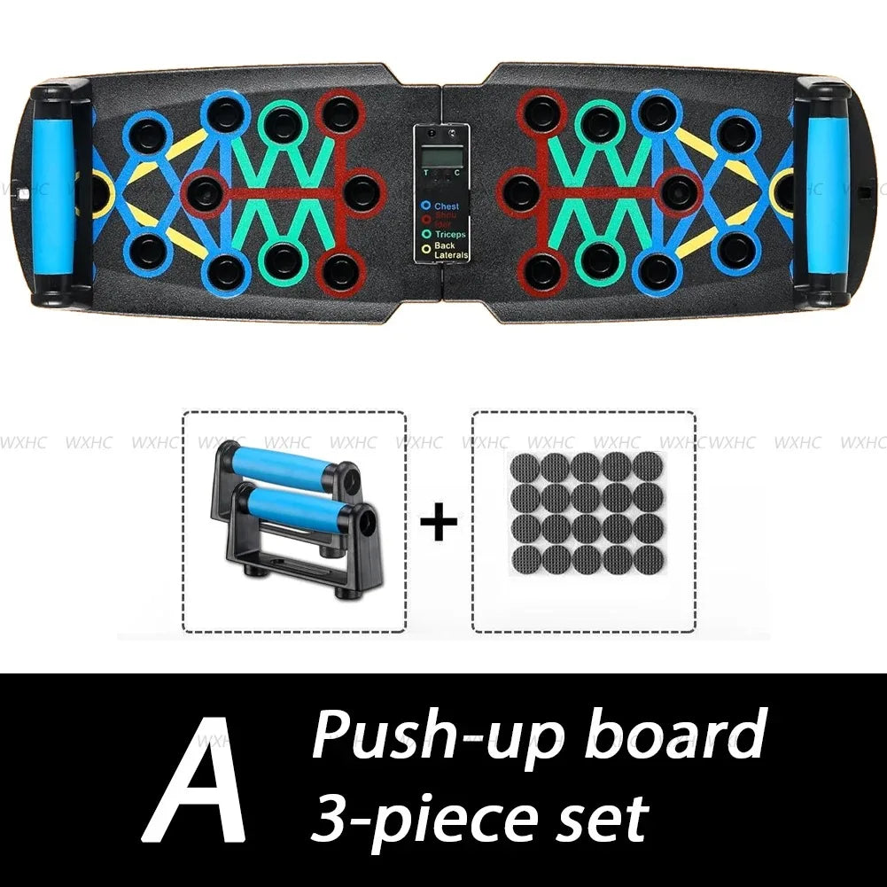 NW Smart Automatic Count Push Up Board Foldable Multi Push up Stand with Body Sensor Counter Core Strength Muscle Stable Home