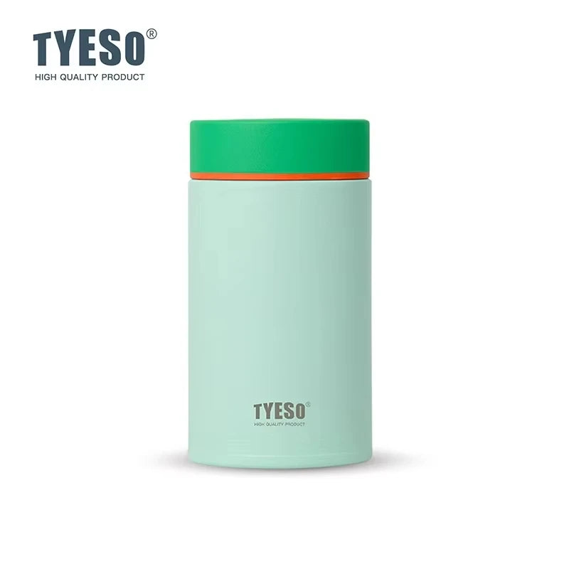 Tyeso 200ml Thermoses Stainless Steel Thermal Insulated Food Jar Lunch Box Office Meals Vacuum Flasks Portable Breakfast Cup