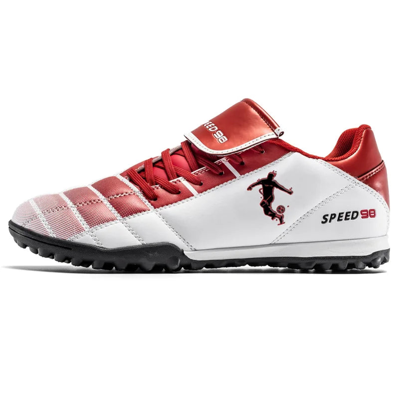 Chaussures de football homme crampons FG/TF, respirantes, professionnelles, pour gazon, antidérapantes, à crampons longs, pour entraînement adulte en futsal