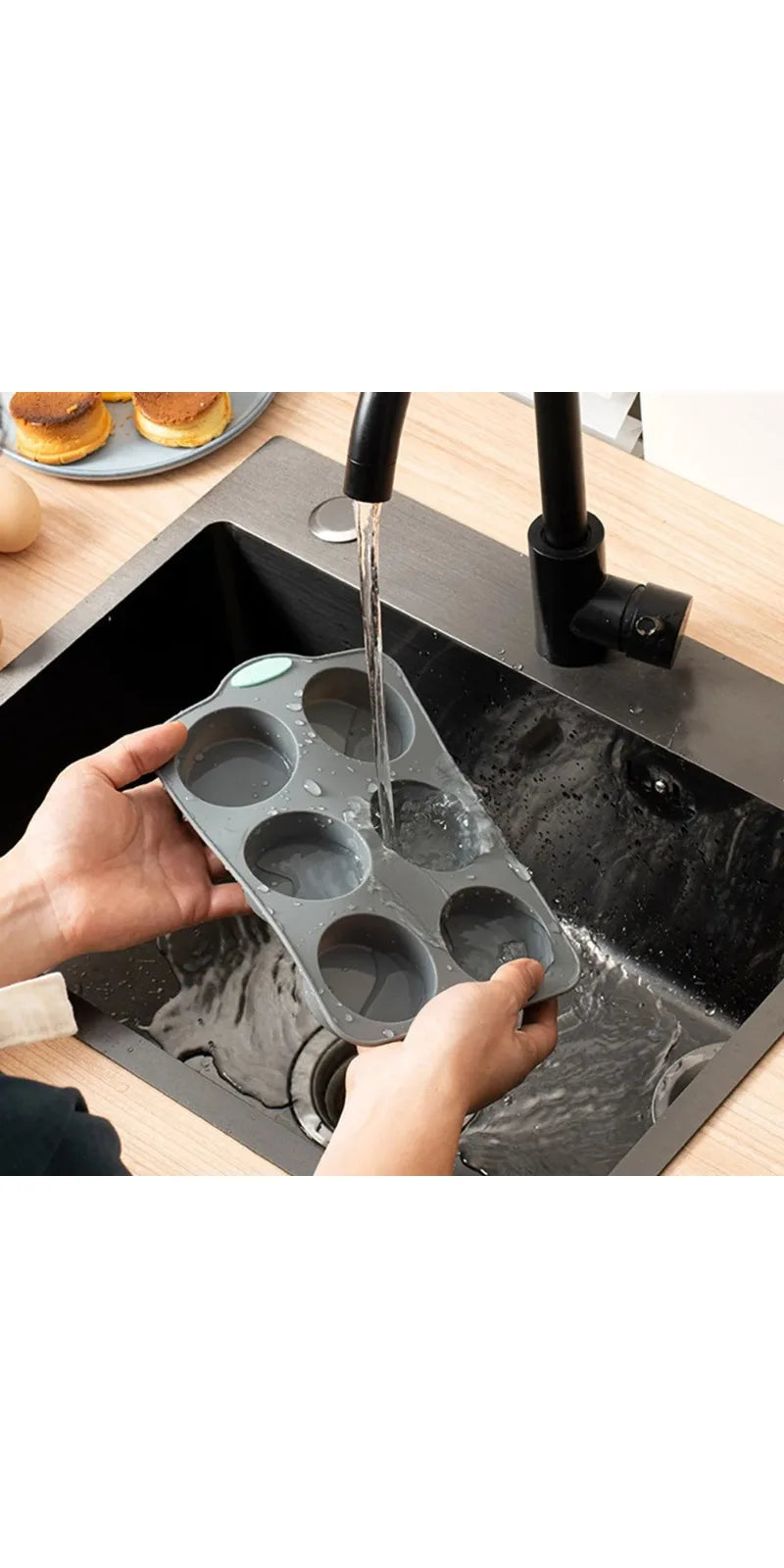 Silicone Cake Mold Pan 6/12 Cup Baking Tray Non-Stick Muffin Mold Cupcake Baking for Cakes Biscuit DIY Cake Kitchen Accessories