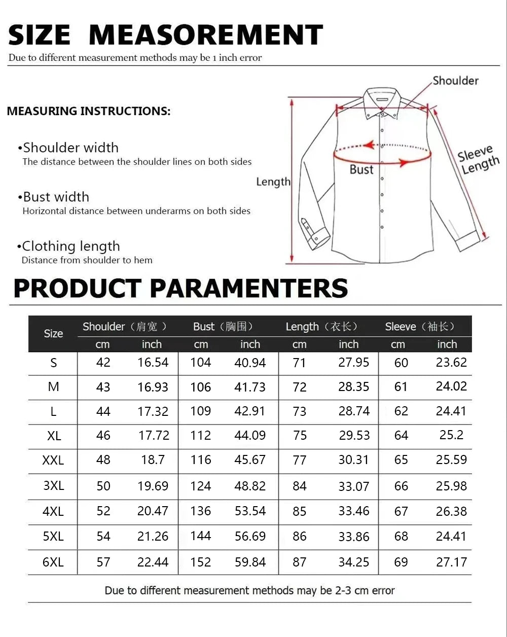Chemise à manches longues et col color block pour hommes, coupe slim, infroissable, chemise patchwork noire et blanche, haut de mode pour hommes