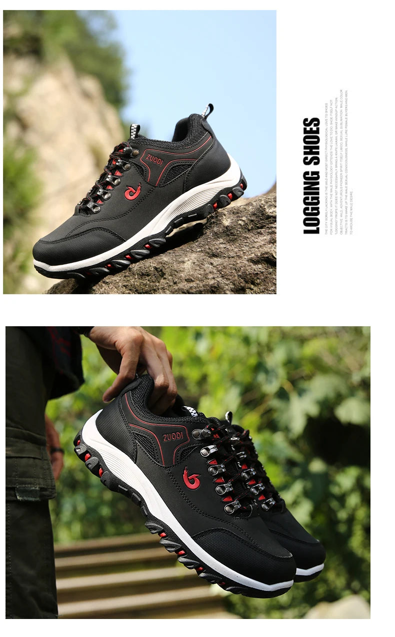Chaussures de Randonnée pour Homme Camping Course Marche Jogging Baskets Bottes Imperméables Antidérapantes Chaussures de Sport Zapatos Hombre