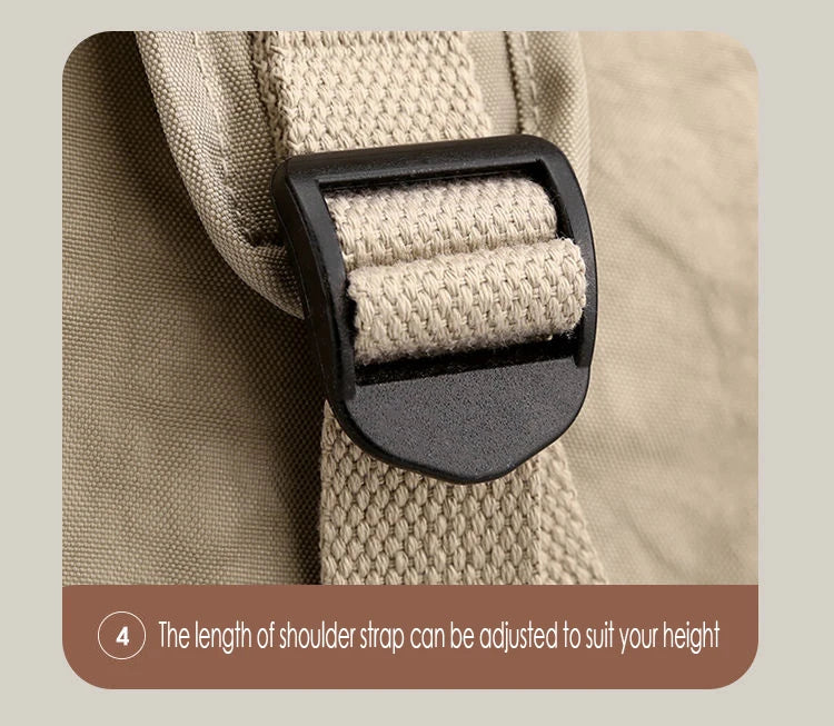 Fashion Multi-pocket Woman's Backpack Soft Handle Solid Color Nylon Travel Backpack Lightweight Casual School Backpacks