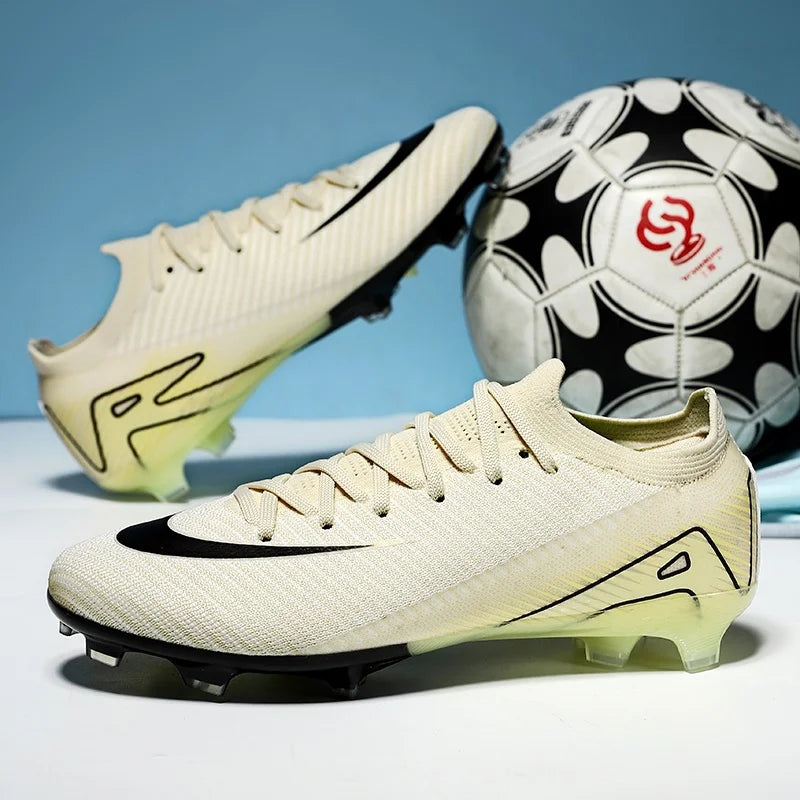 Nouvelles chaussures de football d'extérieur pour hommes Crampons de football Match Entraînement TF/FG Gazon Cheville Crampons longs Sport Haute qualité à succès