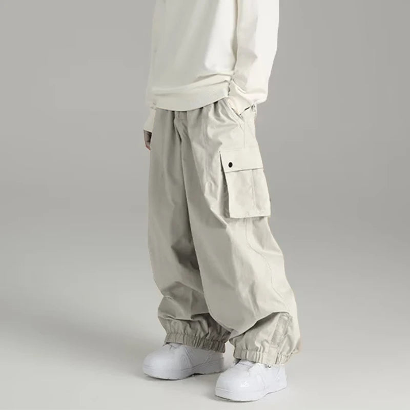 Herren Skihose Baggy Warm Casual Loose Skying Ski Sporthose Winter Outdoor Schnee Snowboardhose Skibekleidung