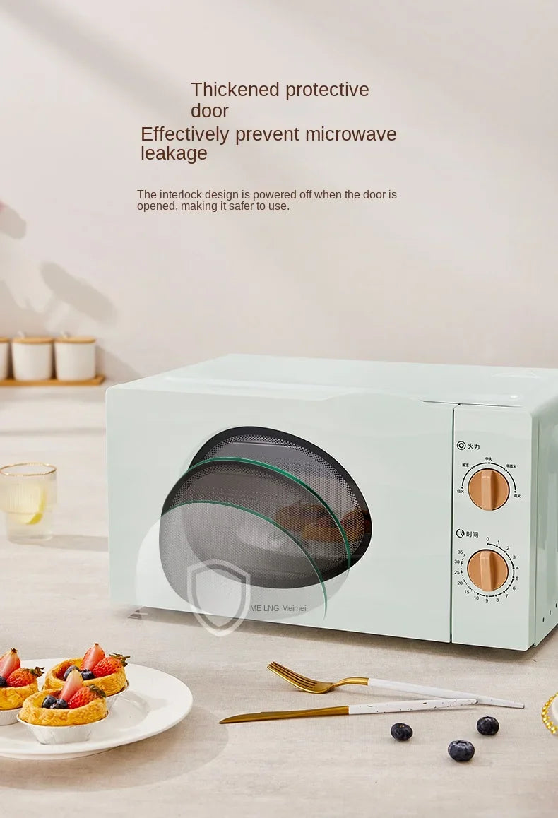 Meiling Microwave Oven Fully Automatic Household Small Fast Heating Intelligent Multifunctional Rotary Plate Light Wave Oven220V