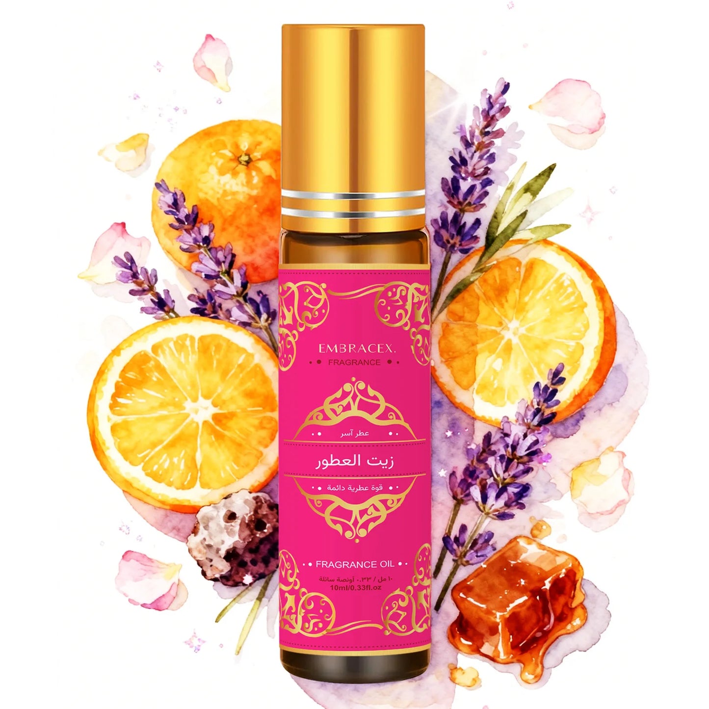 6er-Set 10ml Roller ätherische Öle Eid al-Fitr Geschenk Parfümöl Hautpflege Gesichtsöl Körperpflege Luftbefeuchter Sechs langanhaltende Düfte