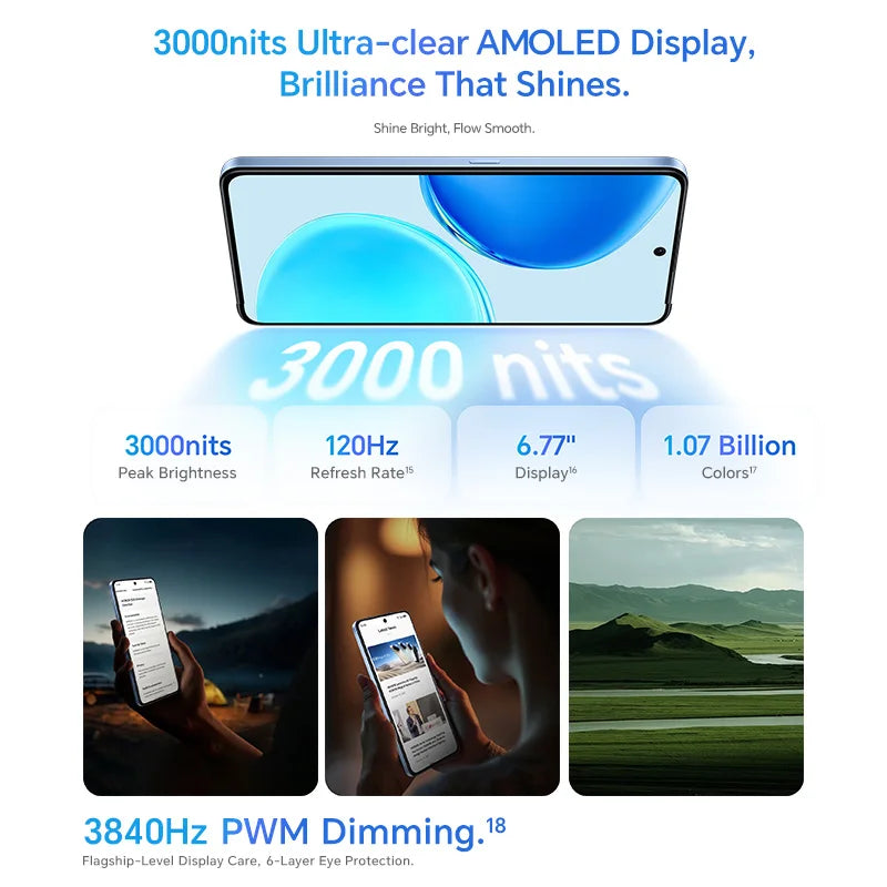 New Global Version HONOR X8d 4G 8GB+256GB 6.77'' AMOLED Screen 108MP Main Camera 7000 mAh 45W SuperCharge Dual SIM Android 16