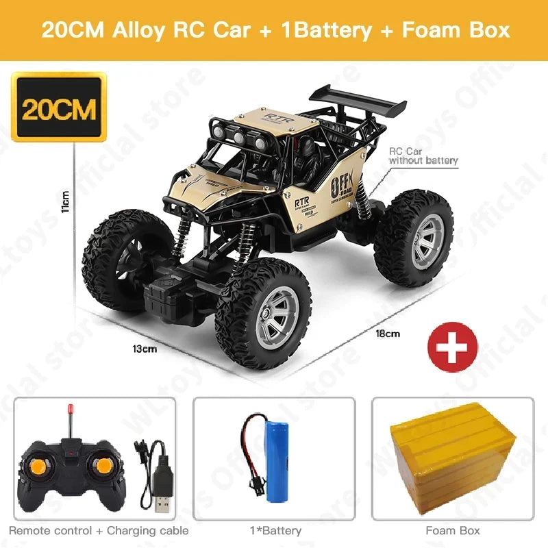 ZWN 1:12 / 1:16 4WD RC Auto mit LED-Lichtern 2.4G Funkfernsteuerung Autos Buggy Offroad-Kontroll-LKWs Jungen Spielzeug für Kinder