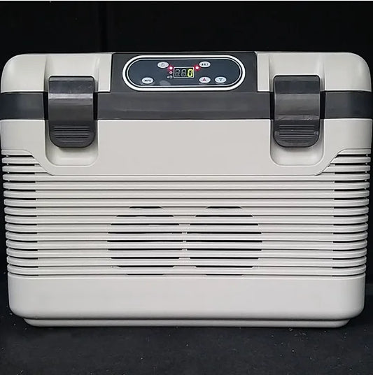 Car Refrigerator 19L Capacity 12V New Energy Vehicle Outdoor Compressor Refrigeration Small Ice Maker Freezer