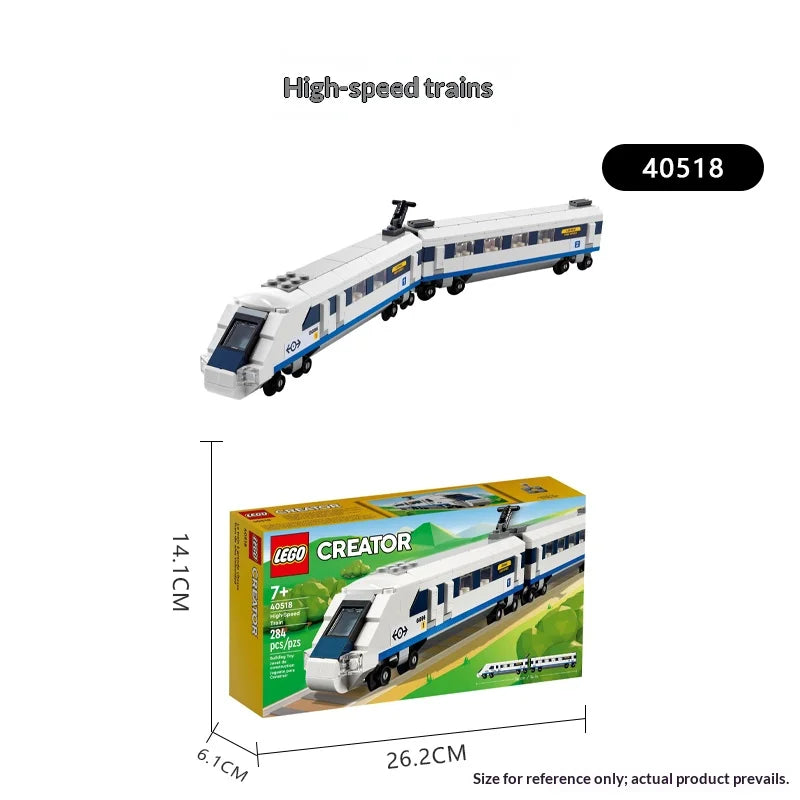 Lego Creative Versatile Series 40518 High Speed Train Boys and Girls Children's Puzzle Building Toy Gift