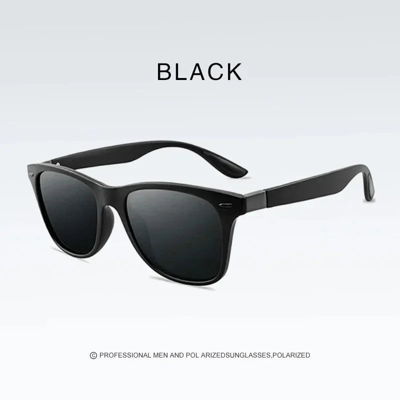 Fashion Vintage Square Polarized Sunglasses Classic Driving Fishing Brand Designer Sun Glasses Man Retro Shades UV400 Eyewear
