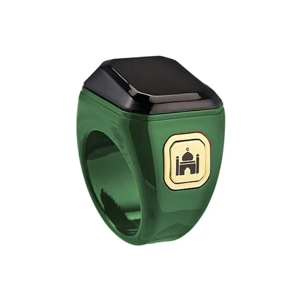 Bague Smart Zikr Qibla 2026, éloge, tasbih, compteur numérique électronique pour musulmans, rappel de vibration à 5 heures de prière, étanche