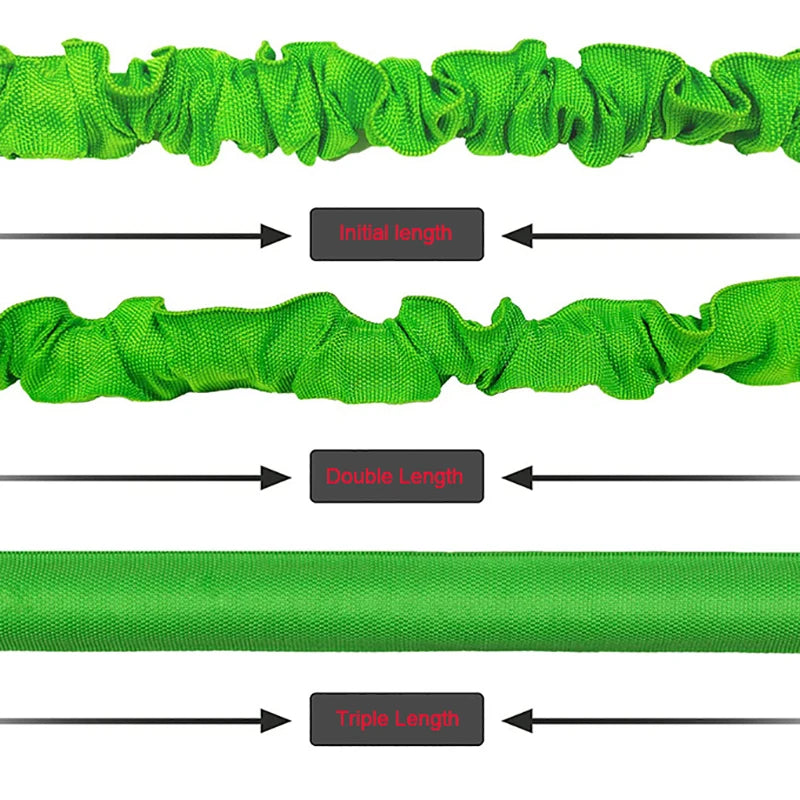Tuyau d'arrosage magique extensible 25FT-200FT Léger Matériaux Durables 7 Fonctions de Pulvérisation Pistolet Outils d'Arrosage pour Maison et Jardin