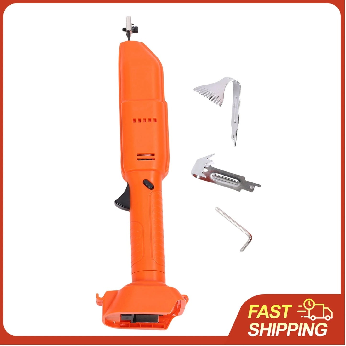 Cordless Mini Hoe Ergonomic Handle Electric Gardening Hoe 4 and 11 Teeth Head Trigger Key Start  for Greenhouse Digging