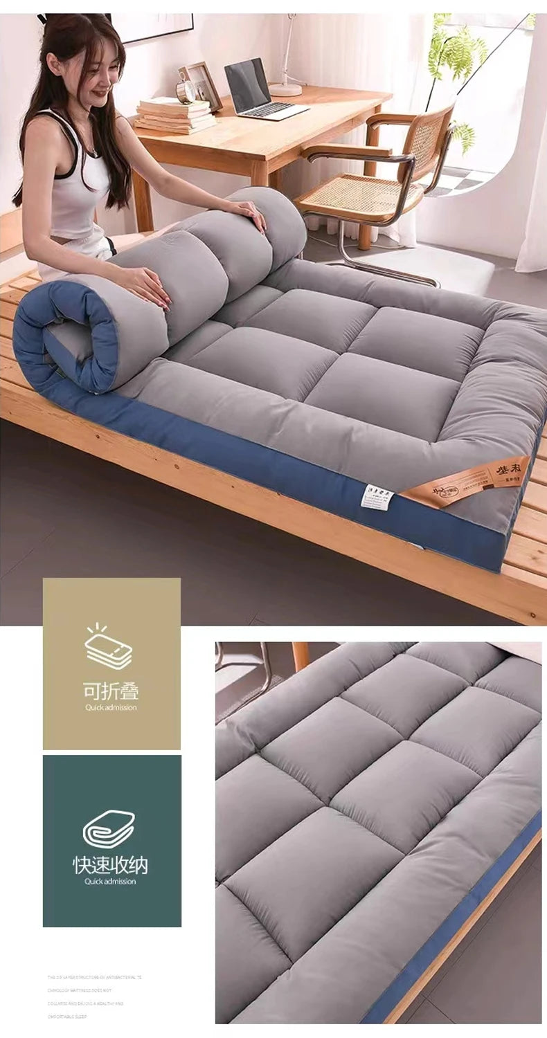 Thicken Warm soft comfortable mattress cushion household double tatami floor mat student dormitory single mattresses