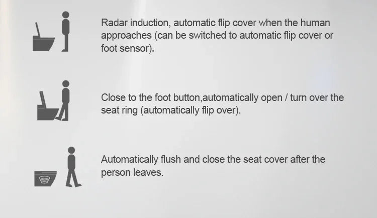 Smart Toilet , Inodoros Inteligente Remote Automatic Seat Electric Automatic Flush Wc Bidet One Piece Intelligent Bowl