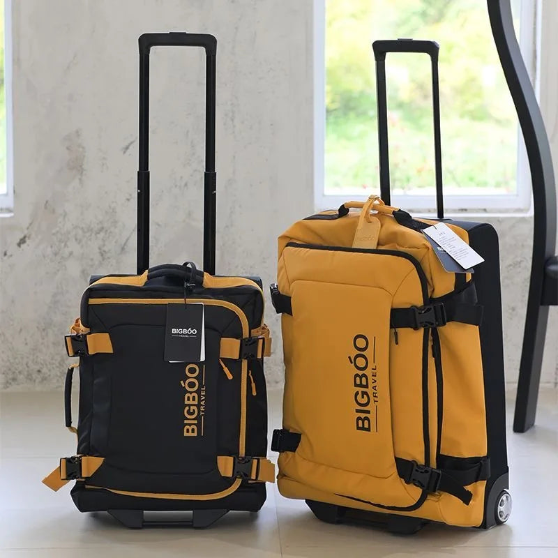Multi-functional luggage large-capacity trolley bag directional wheel suitcase oxford handle bag 20/24/28-inch carry-on suitcase