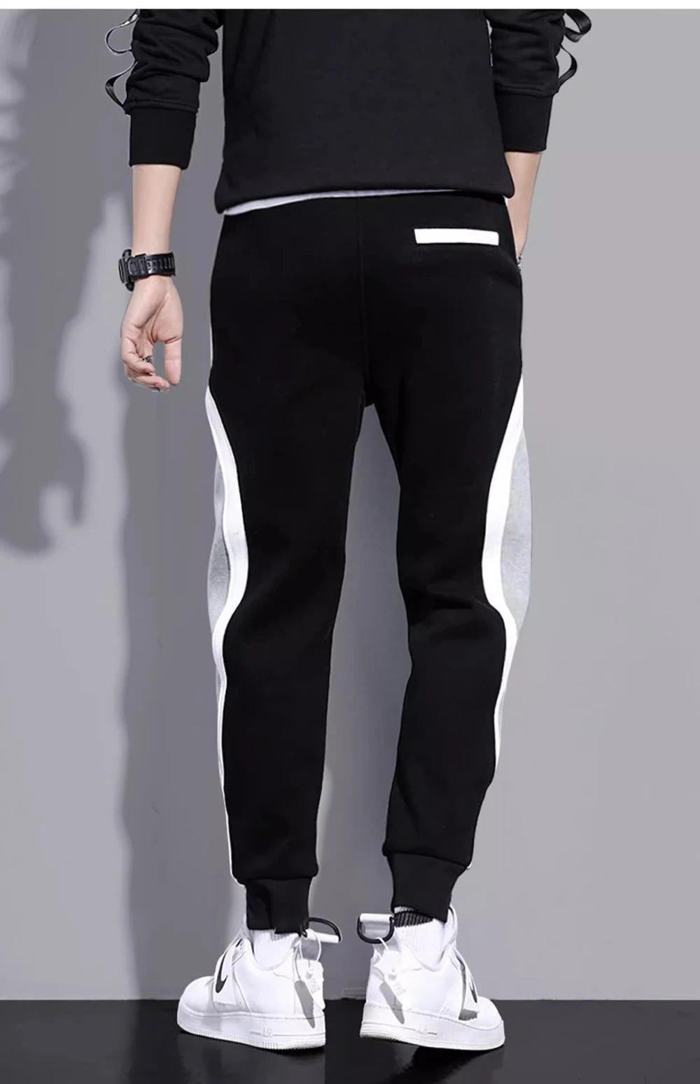 Herbst Frühling Herren Sporthose Herren Loose Leggings Patchwork Laufhose Trainingshose Freizeithose Fashion Outfit Hose