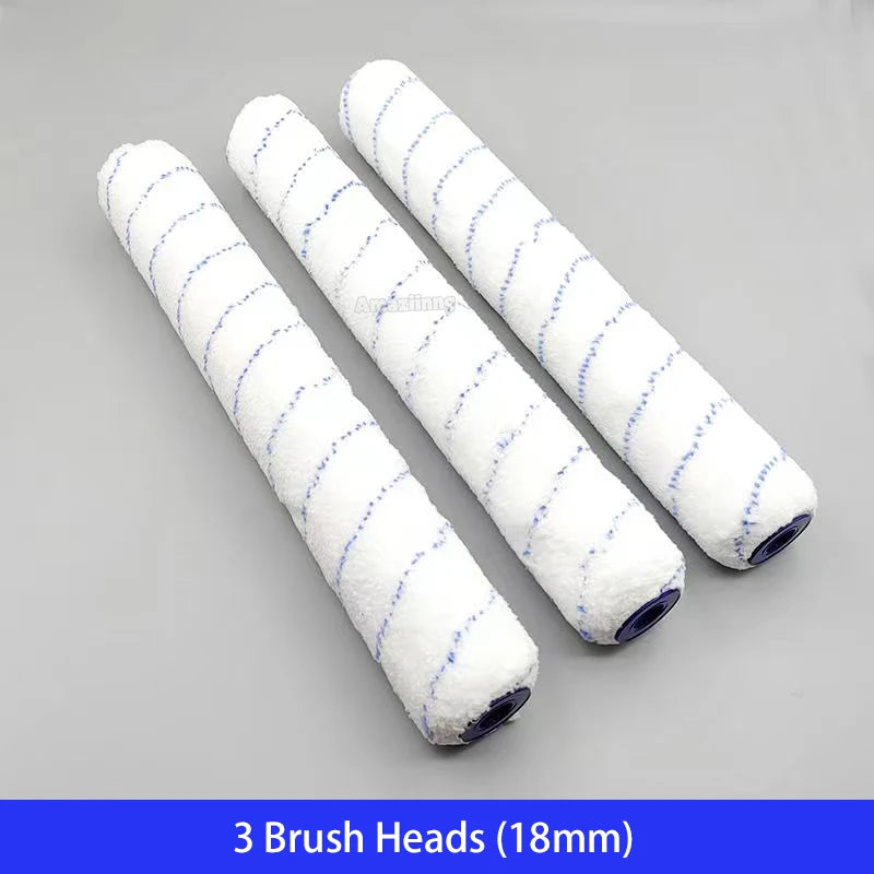 Rouleau à Peinture 18 pouces Brosse Peluche Courte-Moyenne-Longue Outil de Peinture pour Décoration Murale 6MM/9MM Support de Outil de Peinture