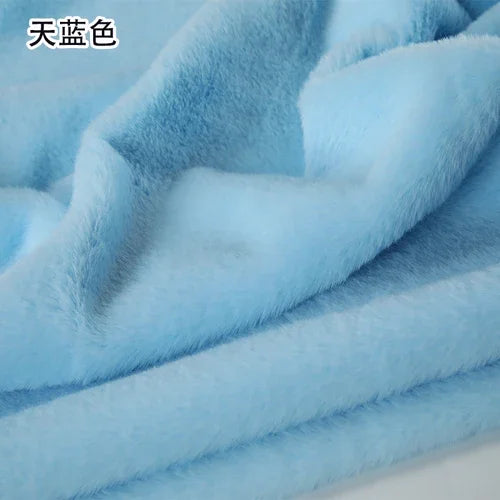 50x50cm 8mm Purple Imitation Otter Rabbit Fur Short Plush Fabric Making   DIY Plush Toys Fabric Display Background Scarf Pillow