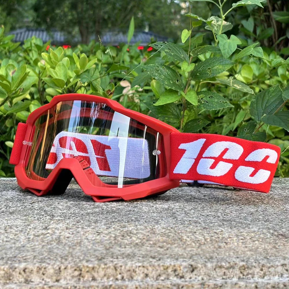 100 Motocross Brille Motorrad Sonnenbrille Herren MTB ATV Maske Winddichter Schutz Skifahren Radfahren Rennen Offroad-Brille