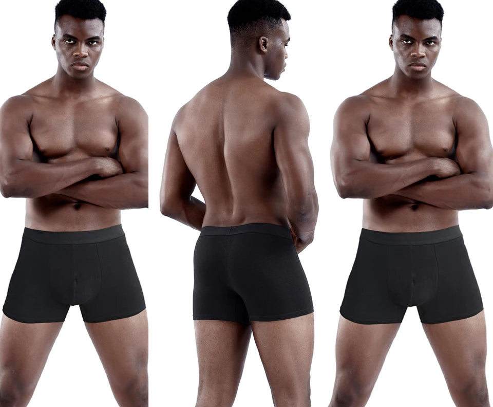 8pcs-boxers Men Underpants Comfortable Men's Panties Brand Underwear for man boxer shorts Sexy male Square Trunks Panties