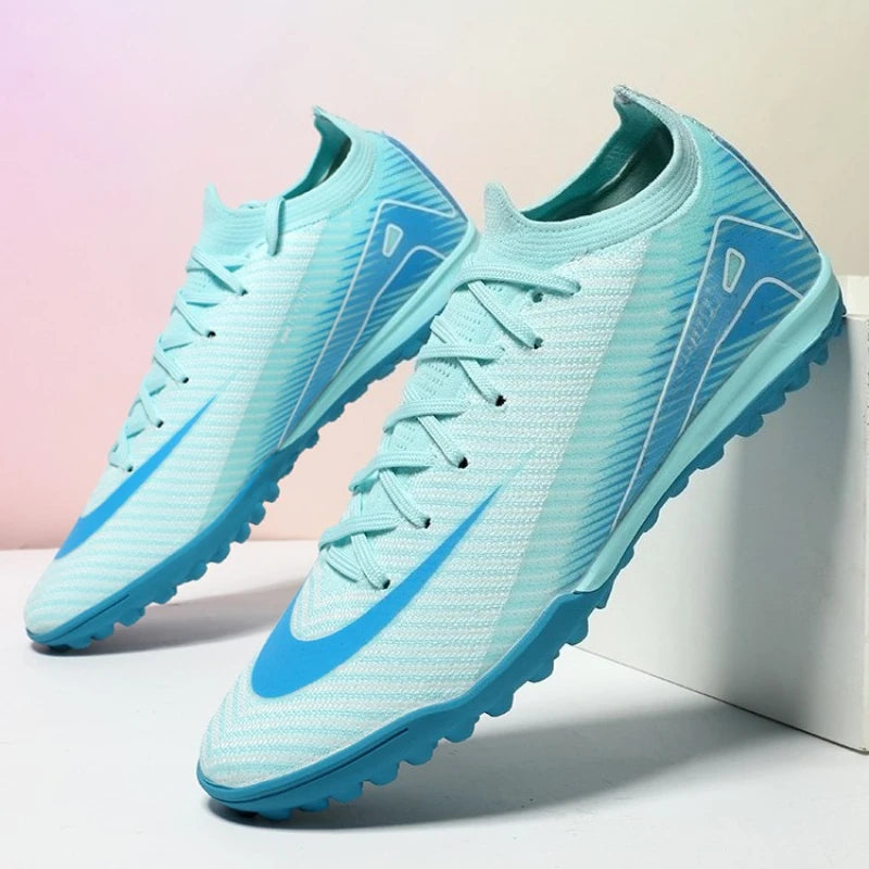 Nouvelles chaussures de football antidérapantes pour terrains de football, bottes d'entraînement, matchs, baskets unisexes de haute qualité pour adolescents, Chuteira De Campo