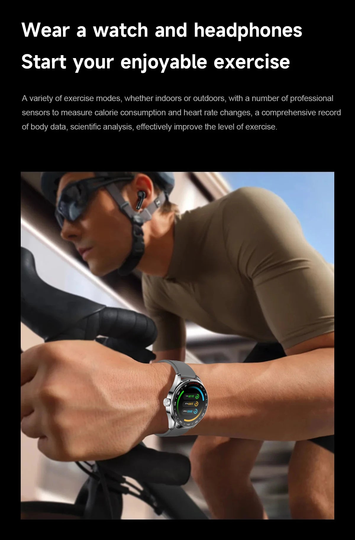 2025 Neue NFC Herren Smartwatch Bluetooth-Anruf Herzfrequenzüberwachung HD Großbildschirm TWS 2-in-1 Sport-Trajektorie Damen Smartwatch