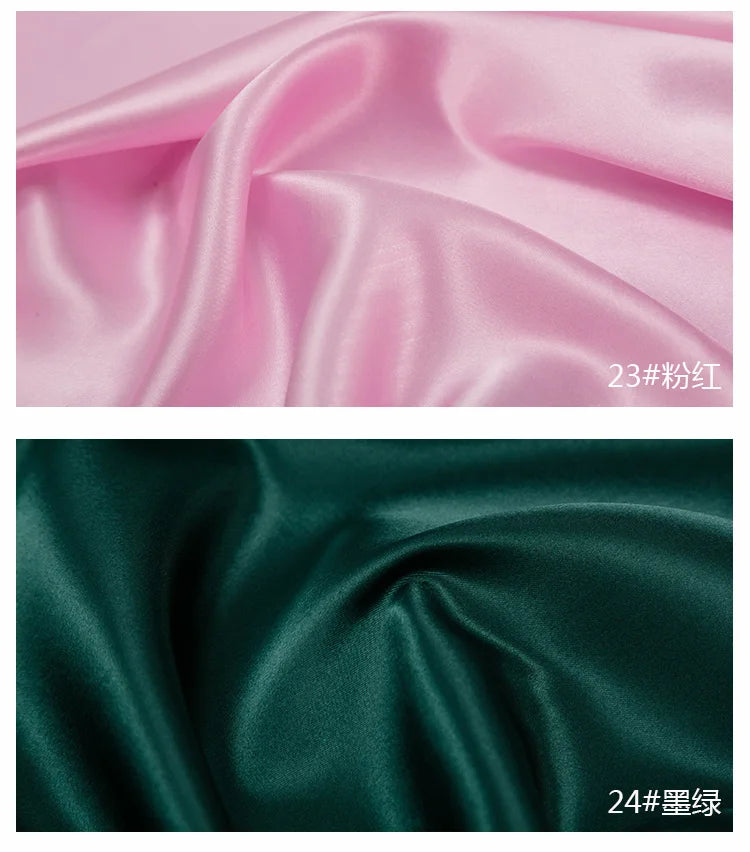 0.5m/1m/5m Satin Lining Fabric For Sewing Dress Lining,Pajamas,Decoration Cloth Tablecloth Decorative Fabric Handmade DIY Fabric