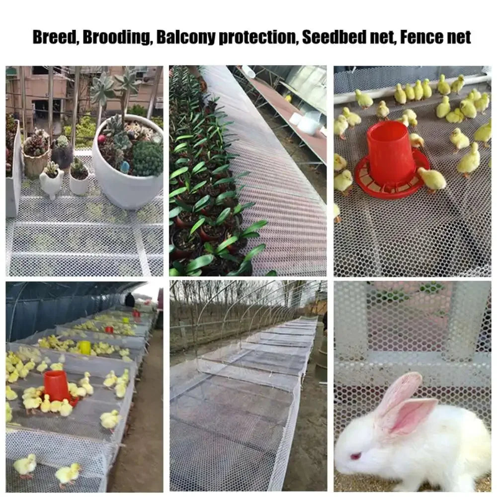 Plastic Protective Net, Poultry Breeding Garden, Home Balcony, Plastic Protective Net, Anti Fall Net  Garden Accessories