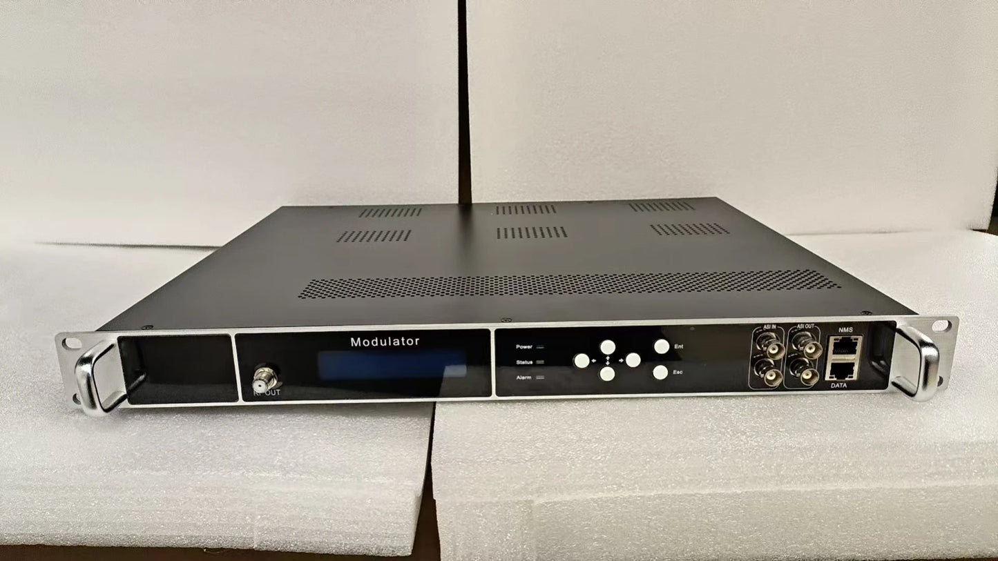 24 HD MI Input 8 Channel DVB-T/ISDBT Output Encoder Modulator 1080p Digital RF Modulation for TV Broadcast And Cable Systems