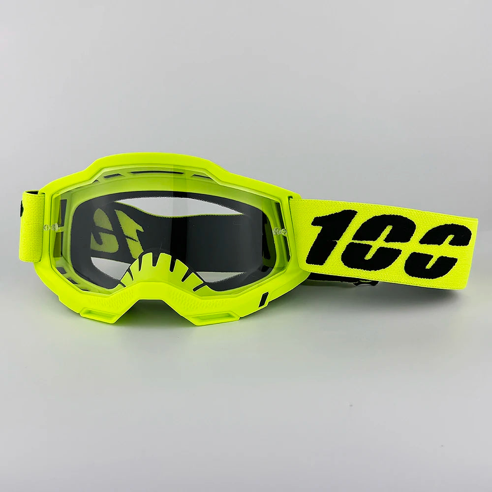 100 Motocross Goggle Glasses MX Off Road Masque Helmets Goggles Ski Sport Gafas for Motorcycle Dirt Bike Glasses and bag