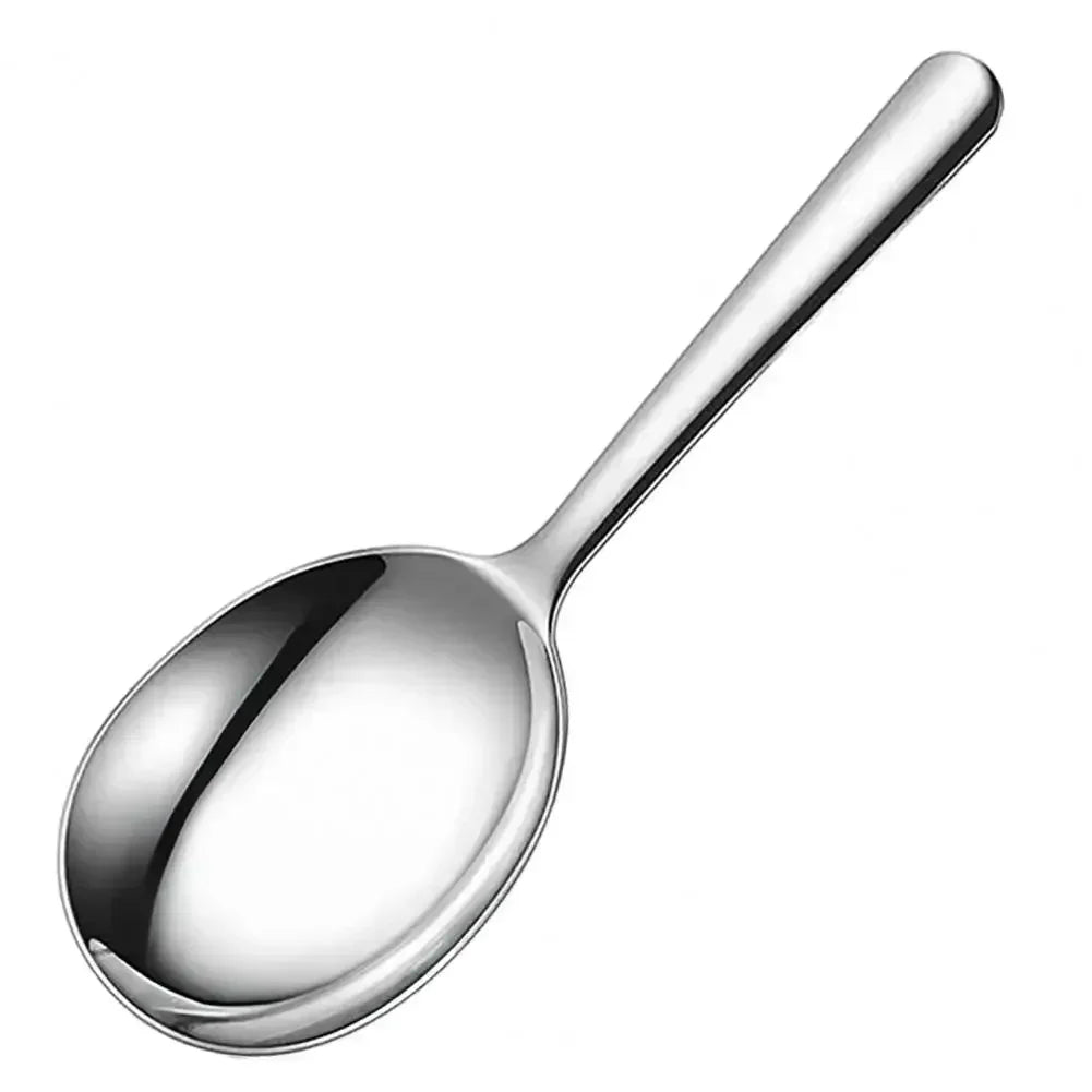 Stainless Steel Soup Ladle Long Handle Slotted Spoon Fruit Food Scoop Kitchen Tablespoon Cooking Utensils For Serving Straining