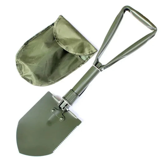 Multifunctional folding shovel sapper shovel large military green car shovel outdoor digging wild vegetables