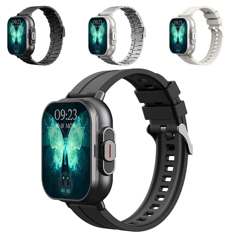 Montre Intelligente 2026 D8 Pro avec Écran 2,01 pouces, Écouteurs sans Fil, Fréquence Cardiaque, Pression Artérielle, Oxygène Sanguin et Assistant Sportif