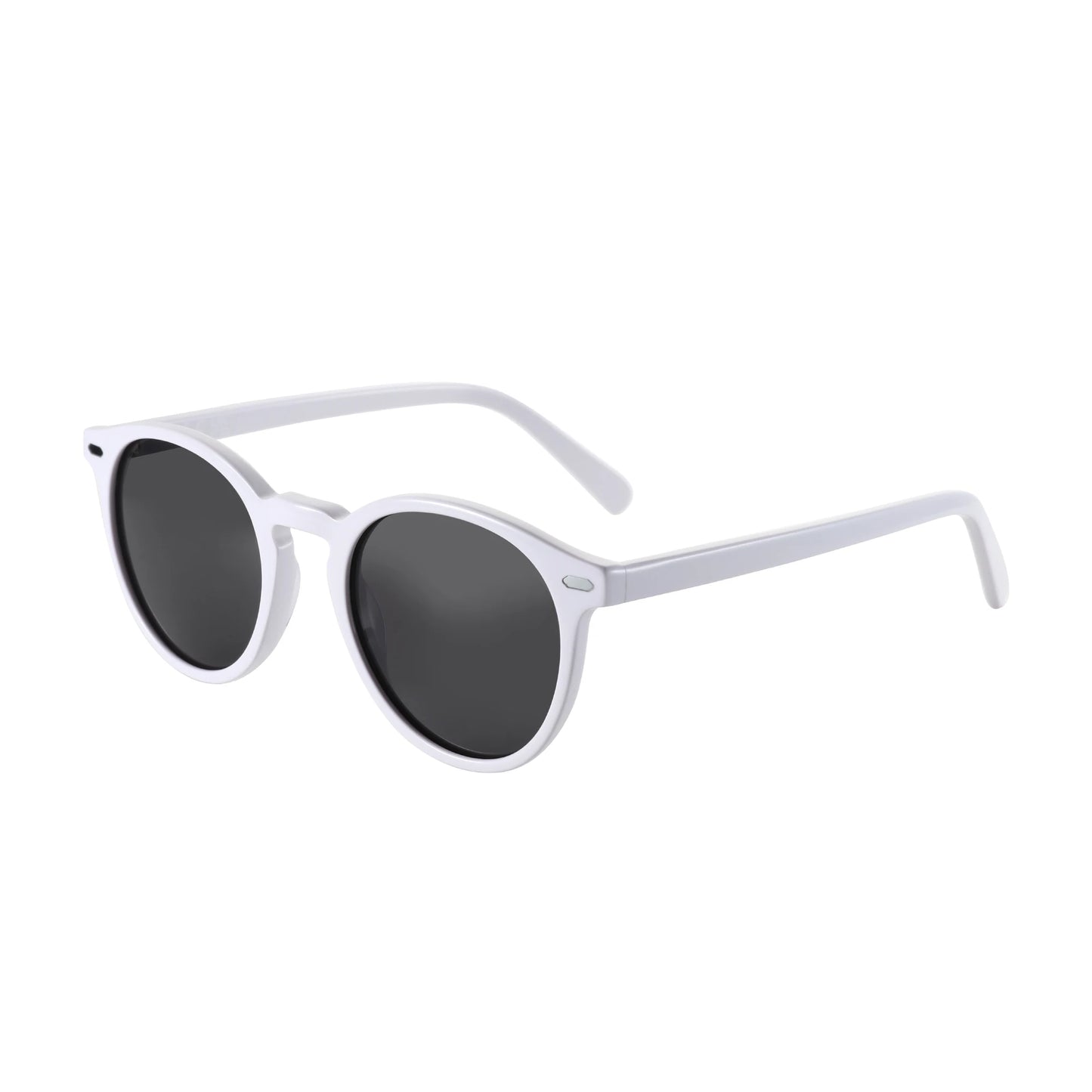 ZENOTTIC Beliebte runde Korrekturbrille für Outdoor-Enthusiastinnen, Azetat, polarisiert, UV400, Gleitsicht